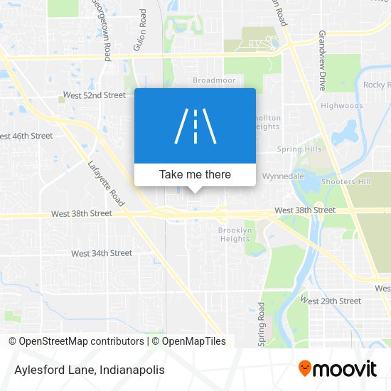 Aylesford Lane map