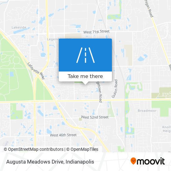 Augusta Meadows Drive map