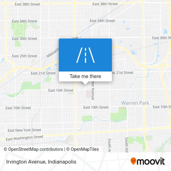 Irvington Avenue map