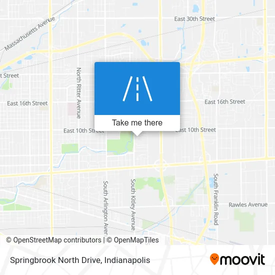 Springbrook North Drive map
