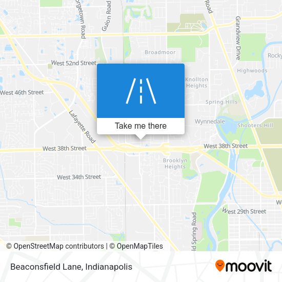 Beaconsfield Lane map