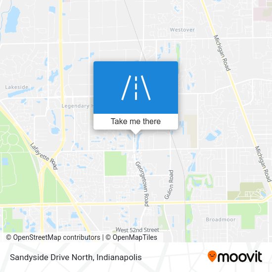 Sandyside Drive North map