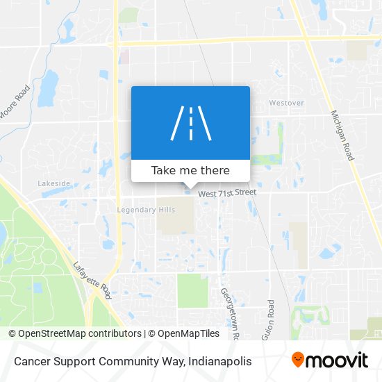 Cancer Support Community Way map