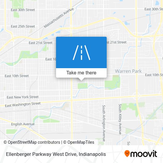 Mapa de Ellenberger Parkway West Drive