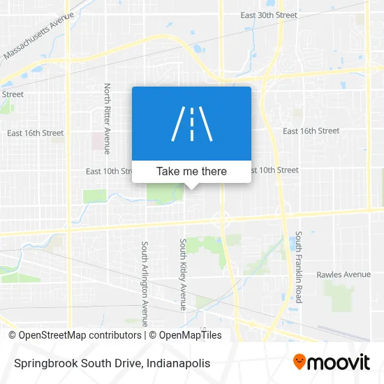 Springbrook South Drive map