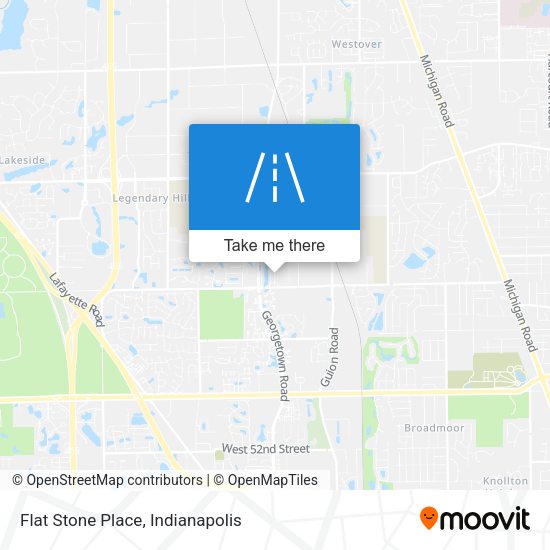 Flat Stone Place map