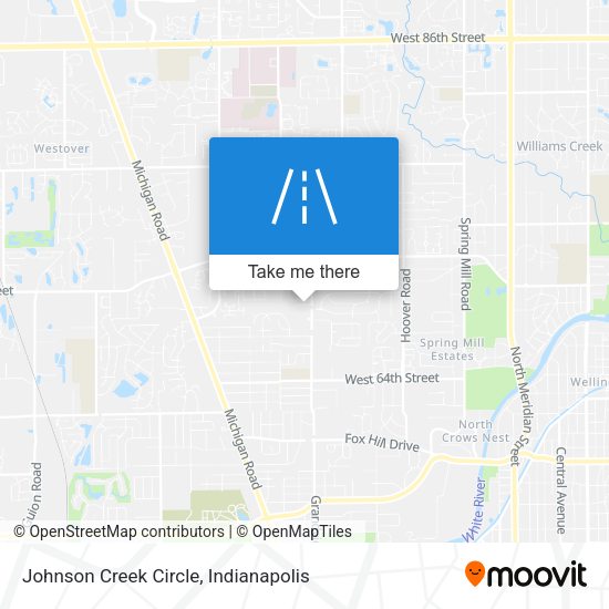 Johnson Creek Circle map
