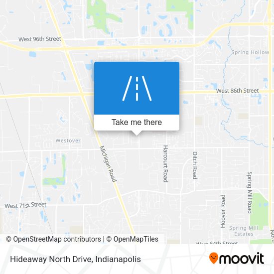 Mapa de Hideaway North Drive