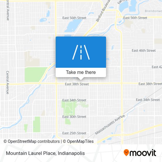 Mountain Laurel Place map