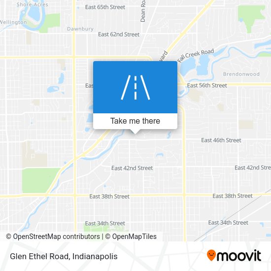 Glen Ethel Road map