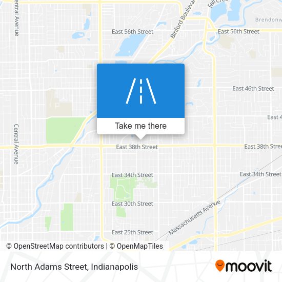 North Adams Street map