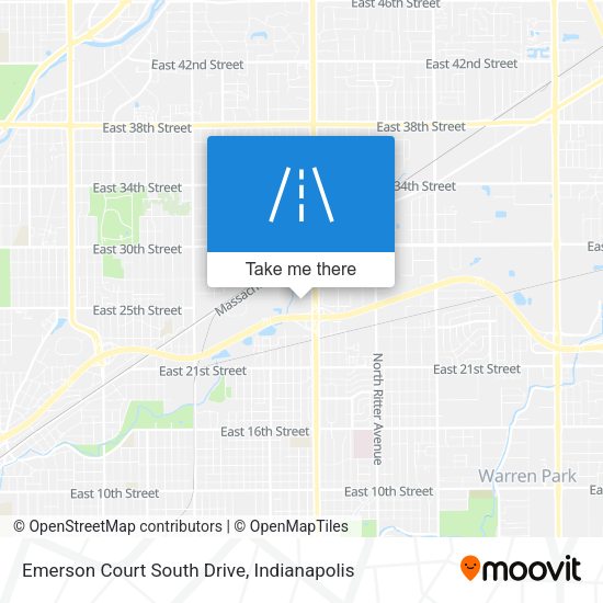 Emerson Court South Drive map