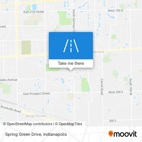 Spring Green Drive map