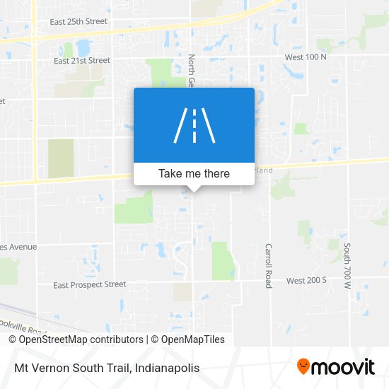 Mt Vernon South Trail map