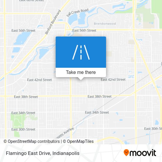 Flamingo East Drive map