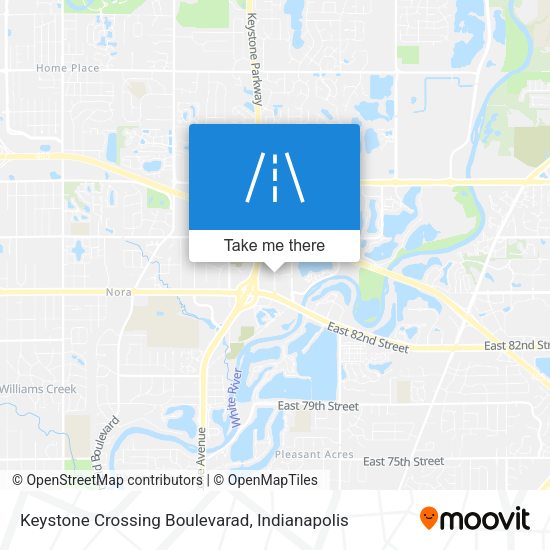 Mapa de Keystone Crossing Boulevarad
