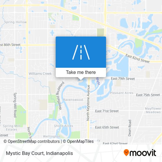 Mystic Bay Court map