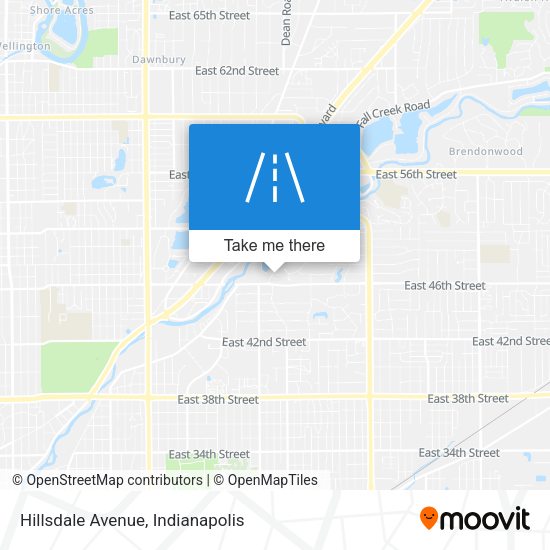 Hillsdale Avenue map