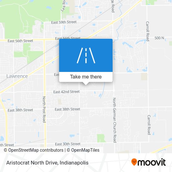 Mapa de Aristocrat North Drive