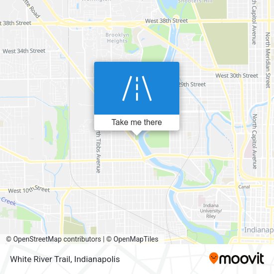 Mapa de White River Trail