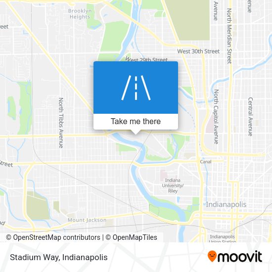 Mapa de Stadium Way