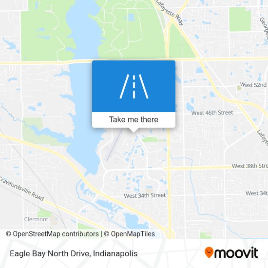 Eagle Bay North Drive map