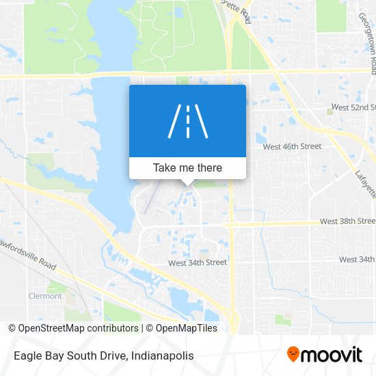 Eagle Bay South Drive map