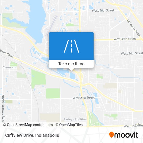 Mapa de Cliffview Drive