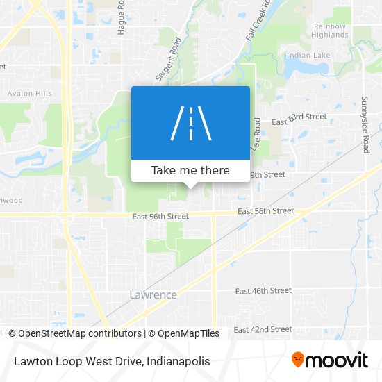 Lawton Loop West Drive map