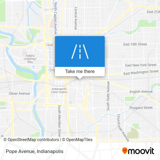 Mapa de Pope Avenue