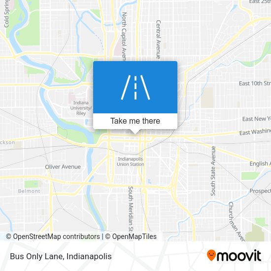 Mapa de Bus Only Lane