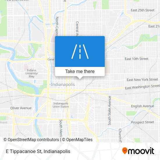 E Tippacanoe St map