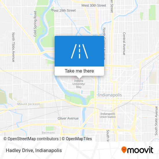 Hadley Drive map