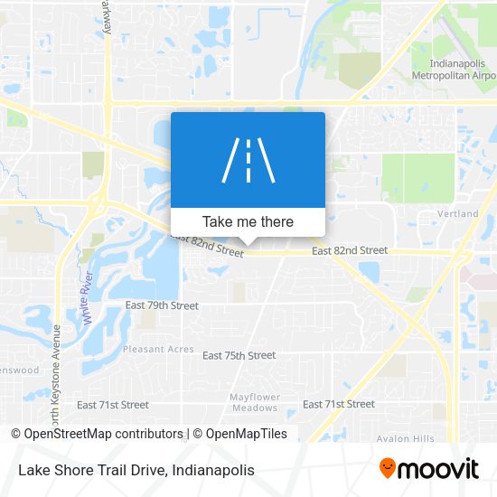 Lake Shore Trail Drive map