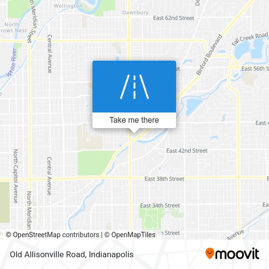 Mapa de Old Allisonville Road
