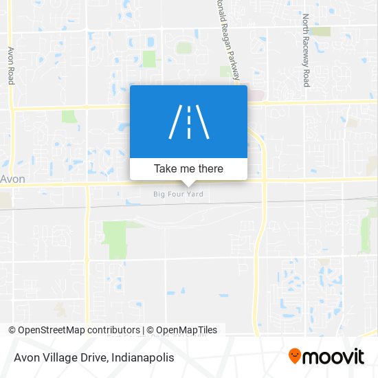 Avon Village Drive map