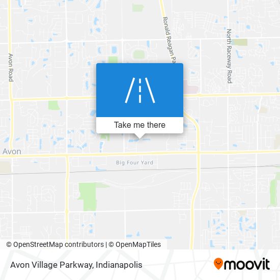 Avon Village Parkway map
