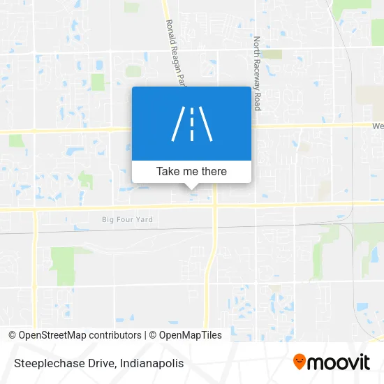Steeplechase Drive map
