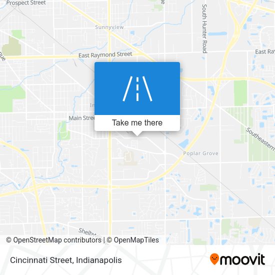 Cincinnati Street map