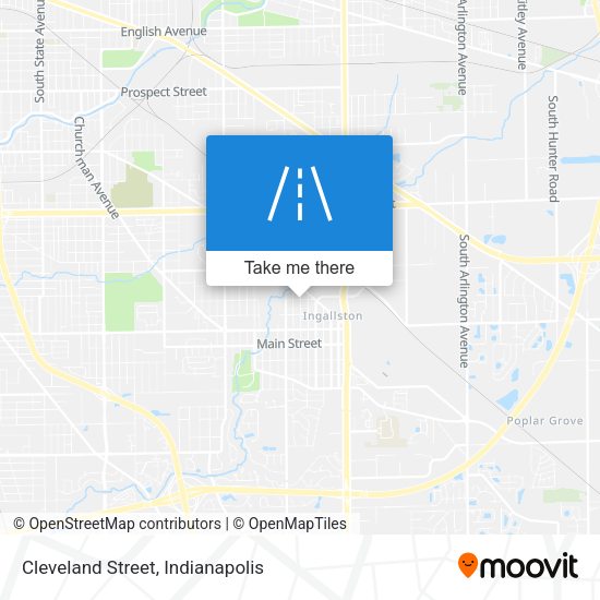 Mapa de Cleveland Street