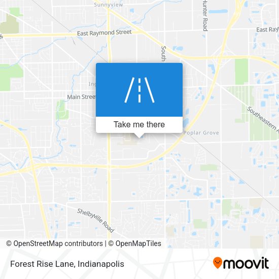 Forest Rise Lane map