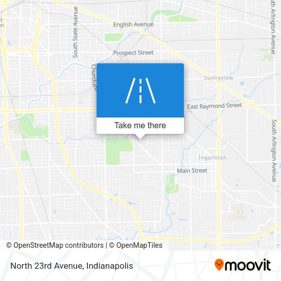 North 23rd Avenue map