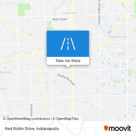Mapa de Red Robin Drive
