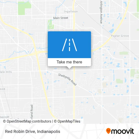 Red Robin Drive map