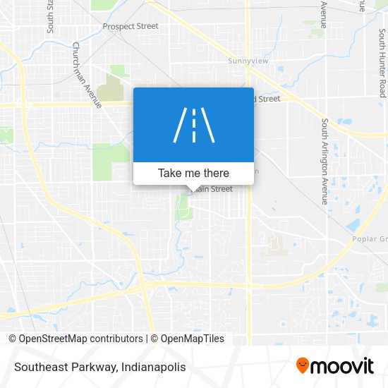 Southeast Parkway map