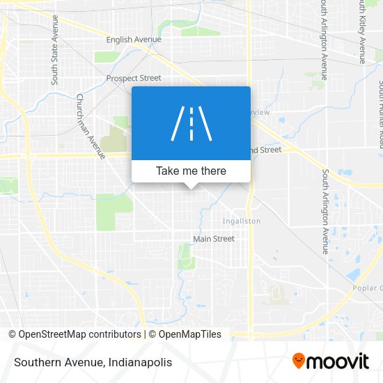 Southern Avenue map