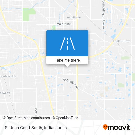 Mapa de St John Court South