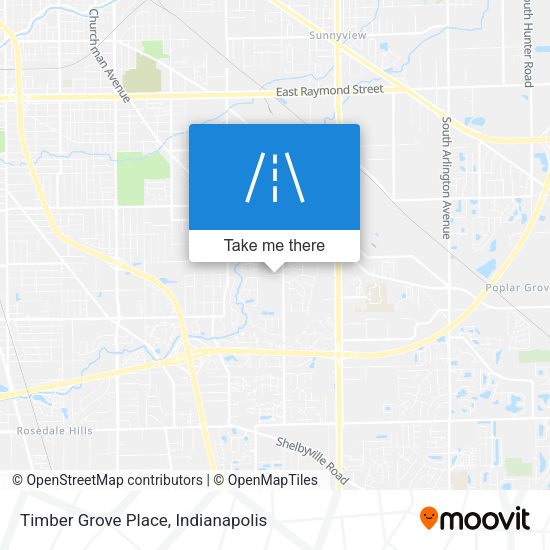 Timber Grove Place map
