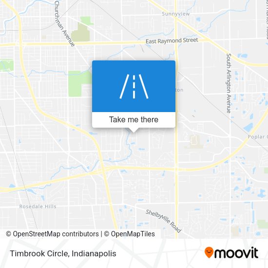 Timbrook Circle map