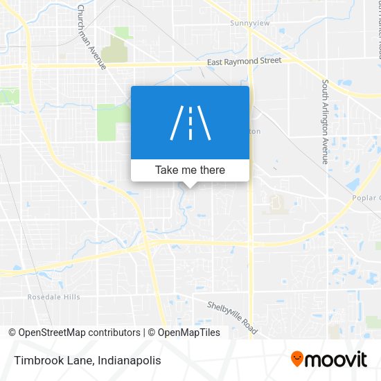 Mapa de Timbrook Lane